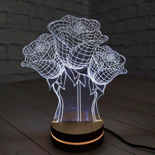 Heart 3D Illusion Lamp