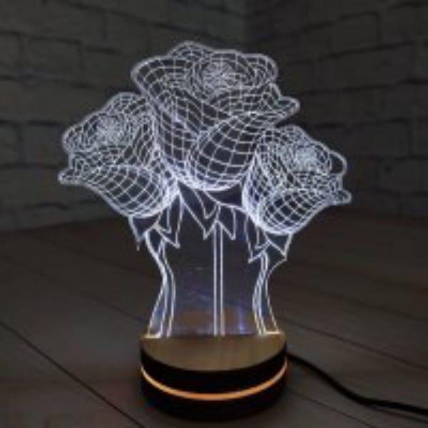 Heart 3D Illusion Lamp