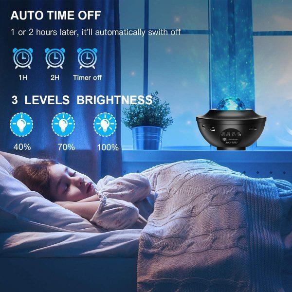 Galaxy Sky Night Projector With Music Bluetooth Speaker