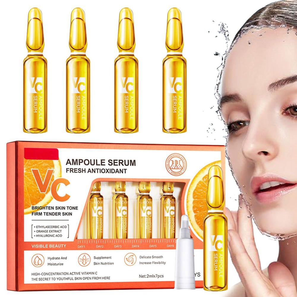 Vitamin-C Whitening Face Serum, Pack Of 7