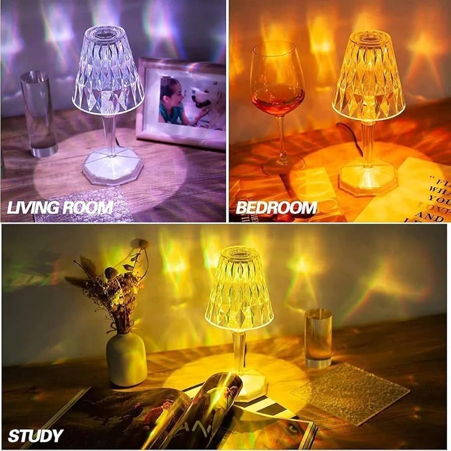 Rechargeable Multicolor LED Table Lamp