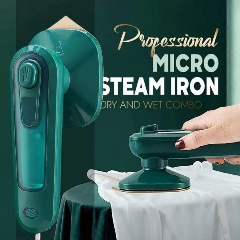 30W Steam Iron for Effective Vertical Ironing - 1 Pc Green Design